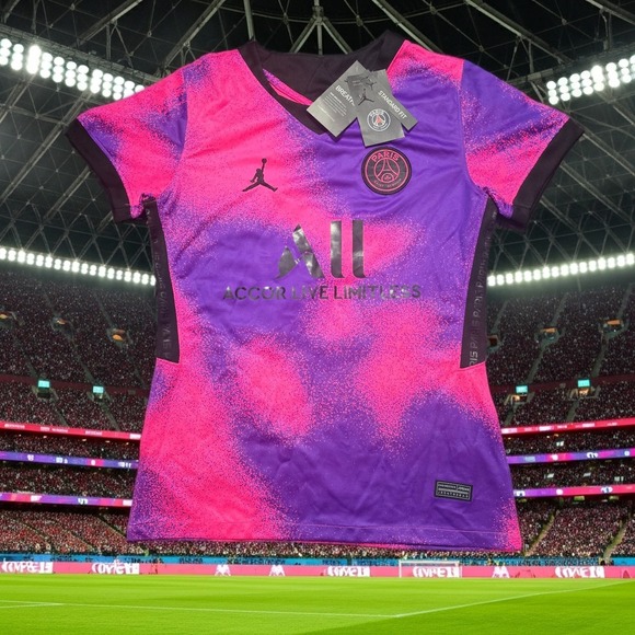 Nike Other - PSG Jordan Draxler‎ 23 2020/21 Fourth Vaporknit Jersey Mens Large NWT